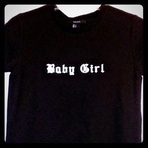 Baby Girl crop tee